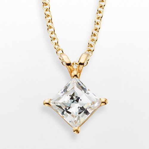 14k Gold 1ct. T.W. IGL Certified Diamond Solitaire Pendant