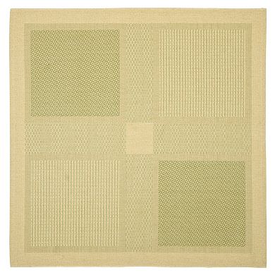 Safavieh Courtyard Square Indoor Outdoor Patio Rug - 2'7" x 5'