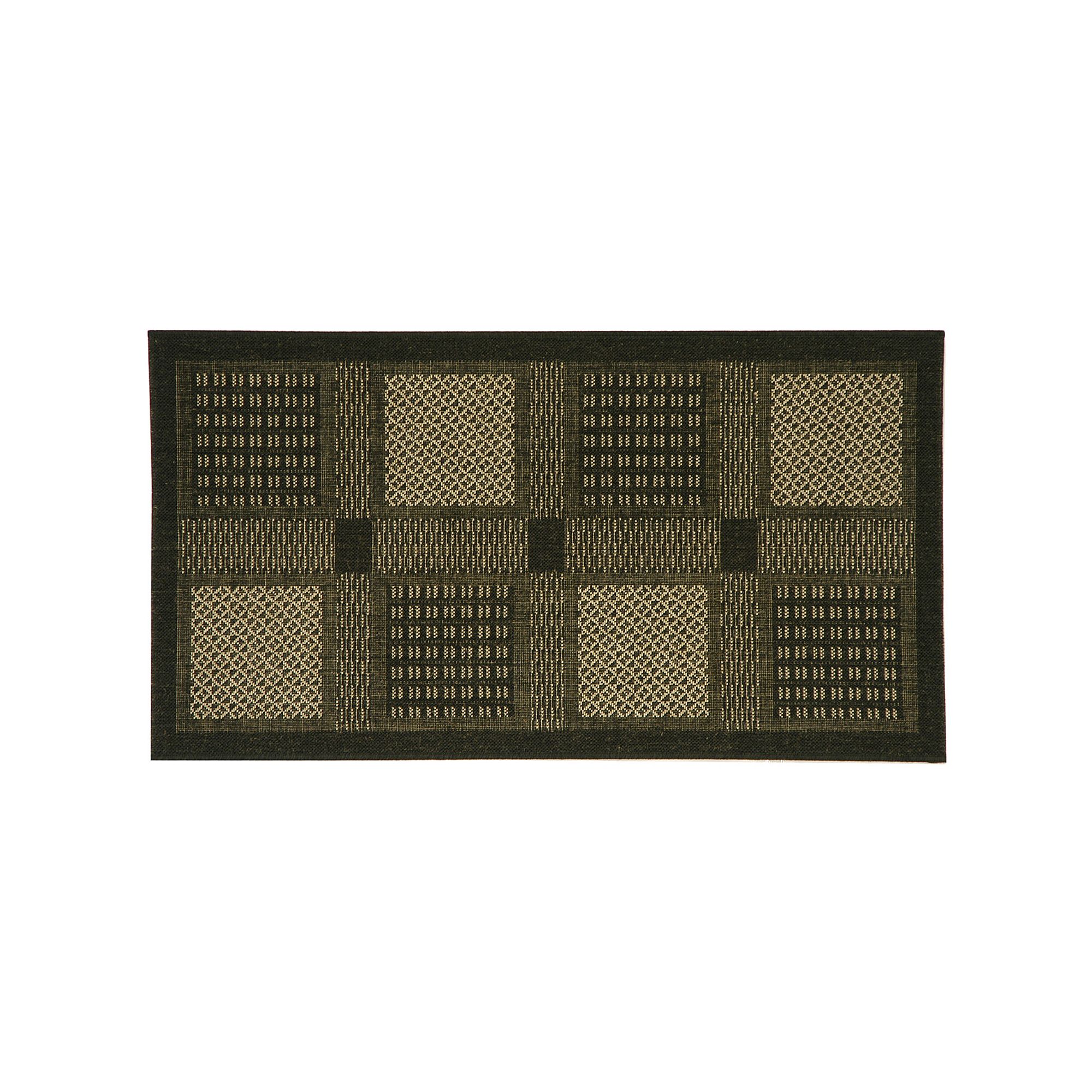 Safavieh Courtyard Square Indoor Outdoor Patio Rug - 27 x 5, Black San