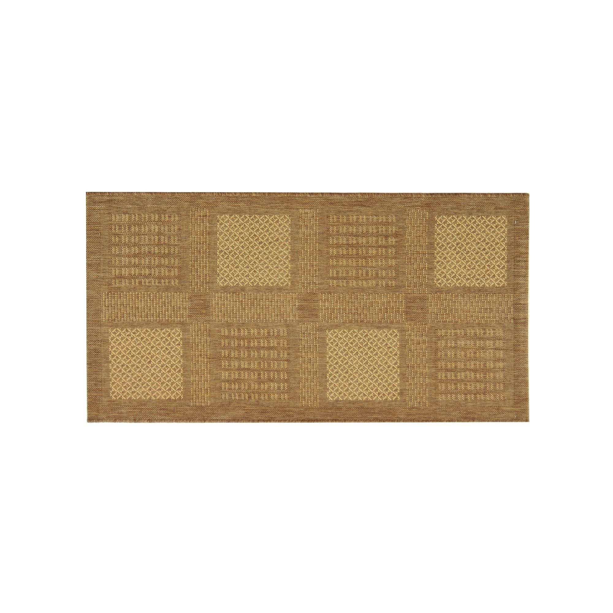 Safavieh Courtyard Square Indoor Outdoor Patio Rug - 27 x 5, Brown Nat