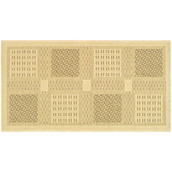 Safavieh Courtyard Square Indoor Outdoor Patio Rug - 2'7" x 5'