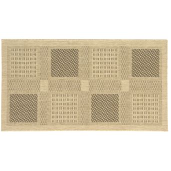 Safavieh Courtyard Square Indoor Outdoor Patio Rug - 2'7" x 5'