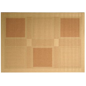 Safavieh Courtyard Square Indoor Outdoor Patio Rug - 5'3" x7'7"