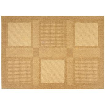 Safavieh Courtyard Square Indoor Outdoor Patio Rug - 8' x 11'2"
