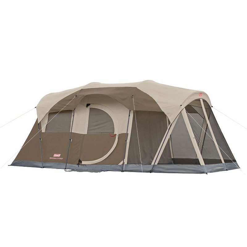 Coleman WeatherMaster Screened 6-Person Camping Tent, Brown