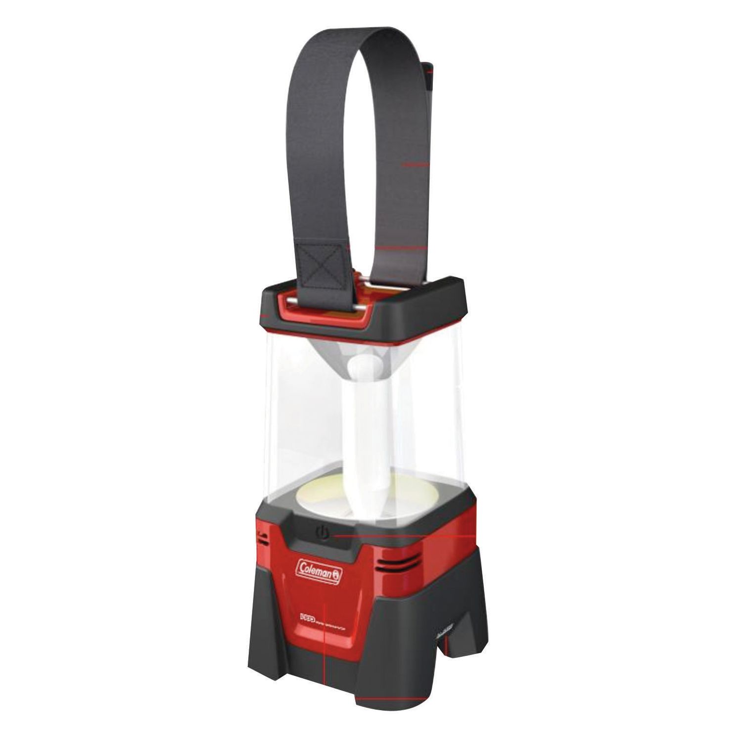 Coleman 800 Lumen LED Lantern with BatteryGuard - Black