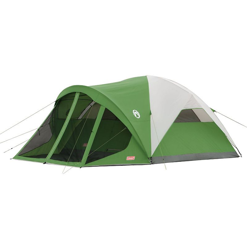 Coleman Evanston 6-Person Screened Camping Tent, Green