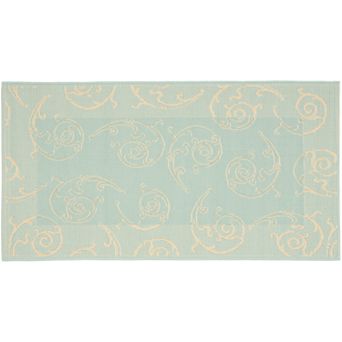 Safavieh Courtyard Scroll Indoor Outdoor Patio Rug