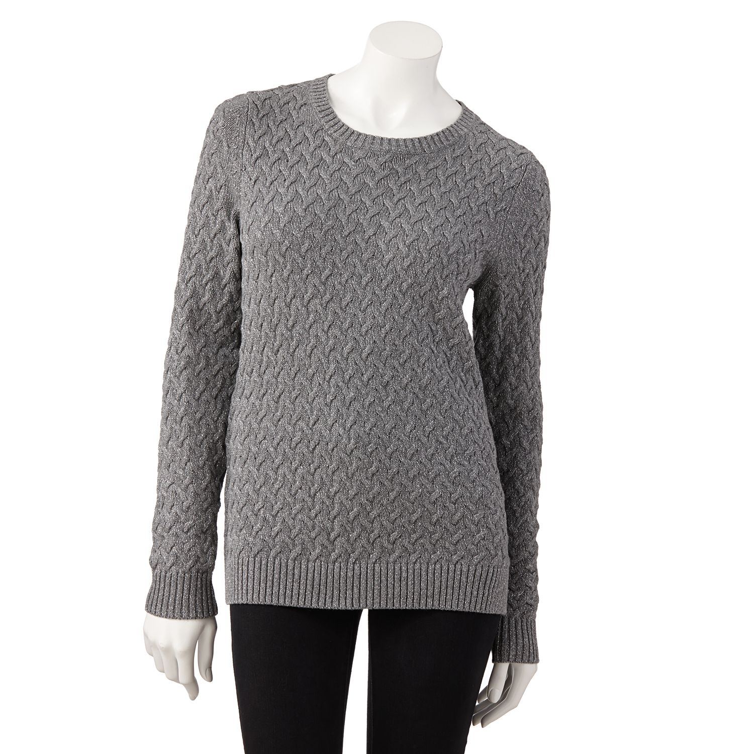 kohls gray sweater