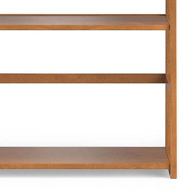 Simpli Home Acadian Ladder 5-Shelf Bookcase