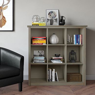 Simpli Home Artisan 9-Cube Bookcase