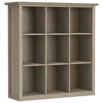 Simpli Home Artisan 9-Cube Bookcase