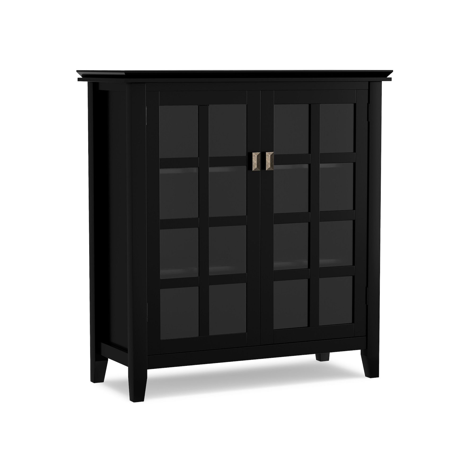 Simpli Home Artisan Storage Cabinet, Black