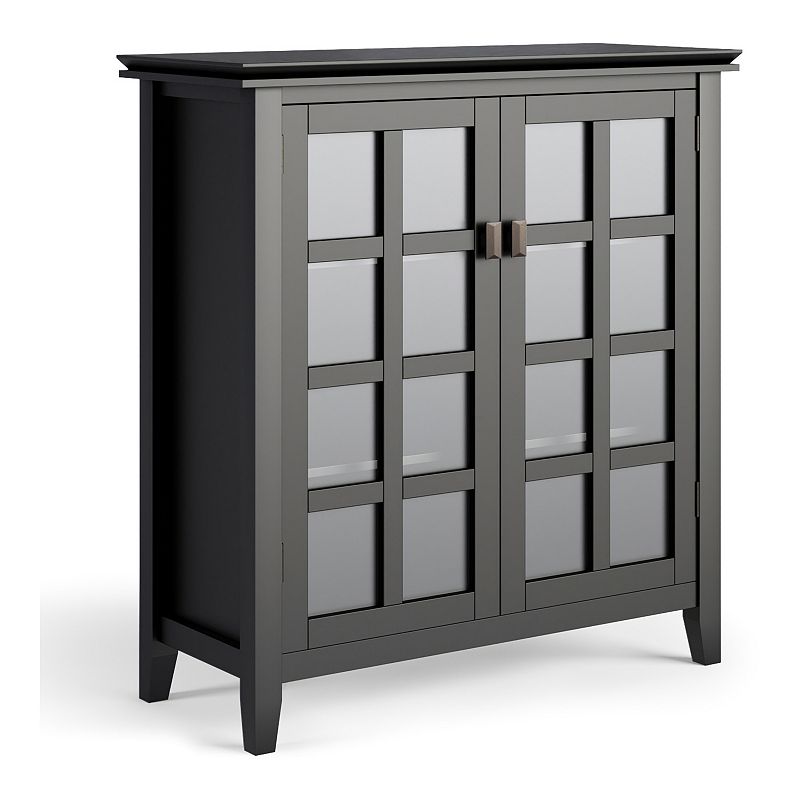 62558438 Simpli Home Artisan Storage Cabinet, Black sku 62558438