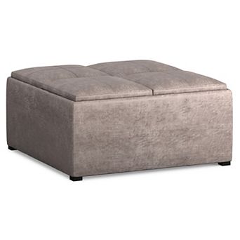Simpli Home Avalon Storage Ottoman