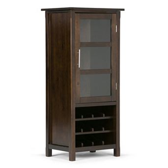 Simpli Home Avalon Wine Cabinet
