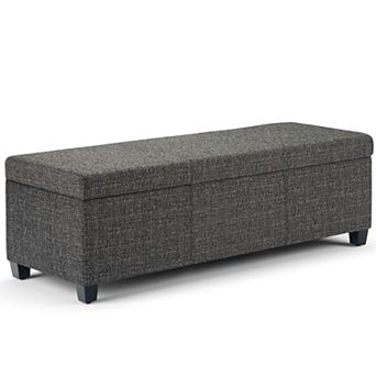 Simpli Home Avalon Storage Ottoman Bench