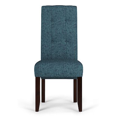 Simpli Home Cosmopolitan 2-pc. Parson Chair Set