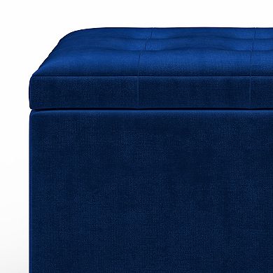 Simpli Home Tufted Storage Ottoman