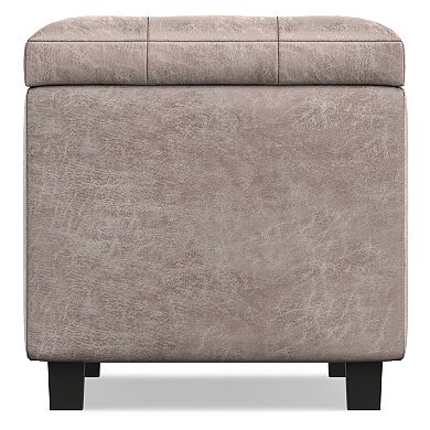 Simpli Home Tufted Storage Ottoman