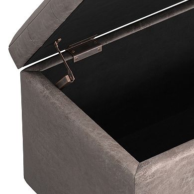 Simpli Home Tufted Storage Ottoman
