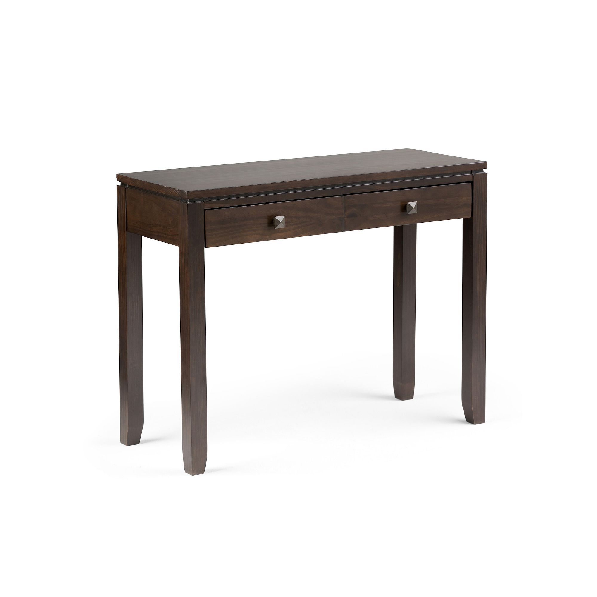 Simpli Home Cosmopolitan Console Table, Brown Brown