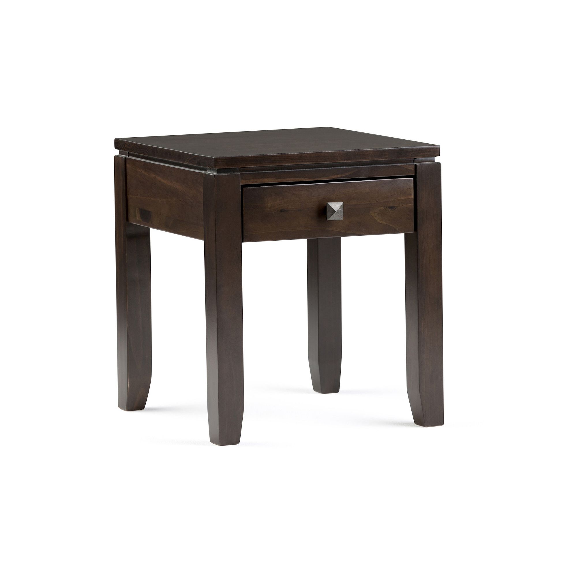 Simpli Home Cosmopolitan End Table, Brown Brown