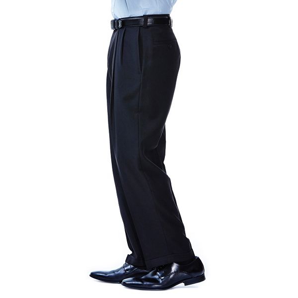 haggar eclo stria pleated