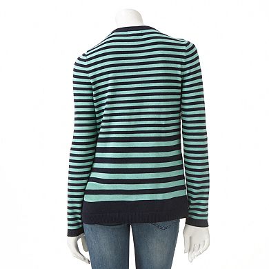 Women's Croft & Barrow® Striped Sweater