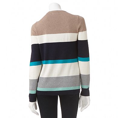 Women's Croft & Barrow® Striped Sweater