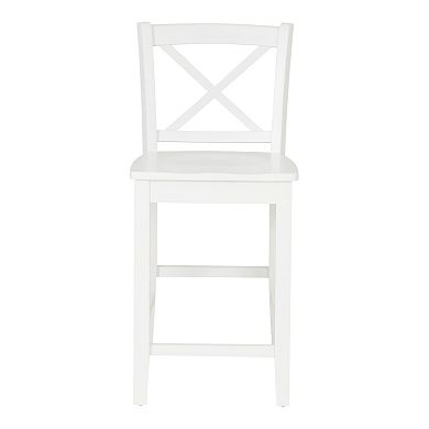 Linon X-Back Counter Stool