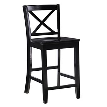 Linon Torino X Back Counter Stool