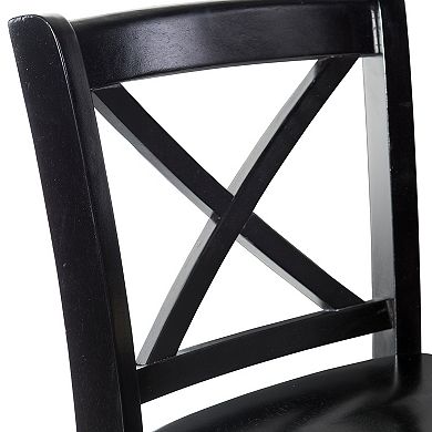 Linon X Back Bar Stool