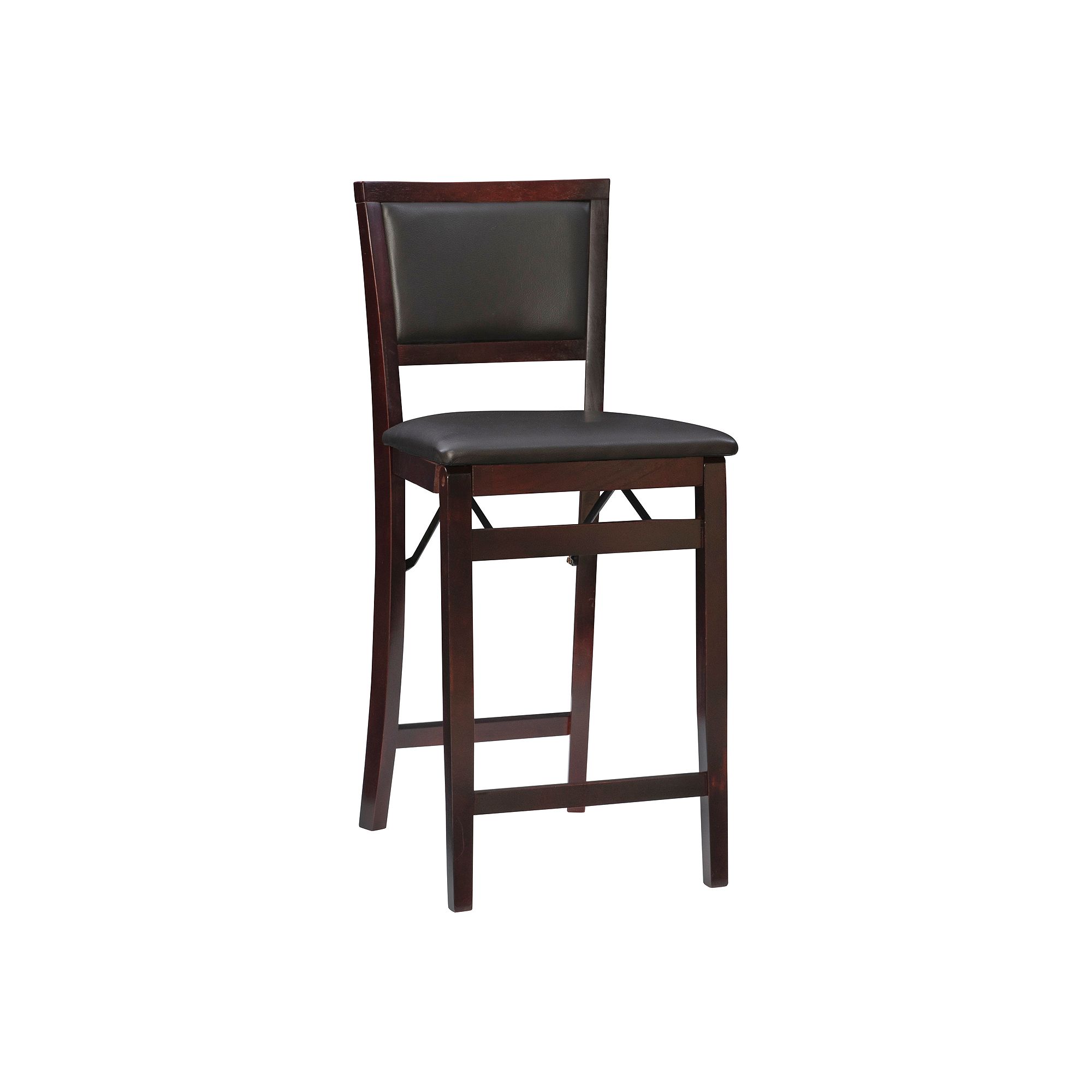 Linon Triena Folding Counter Stool, Brown