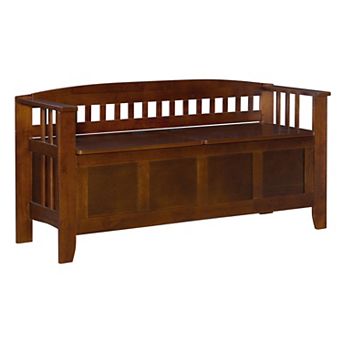 Linon Split Seat Storage Bench