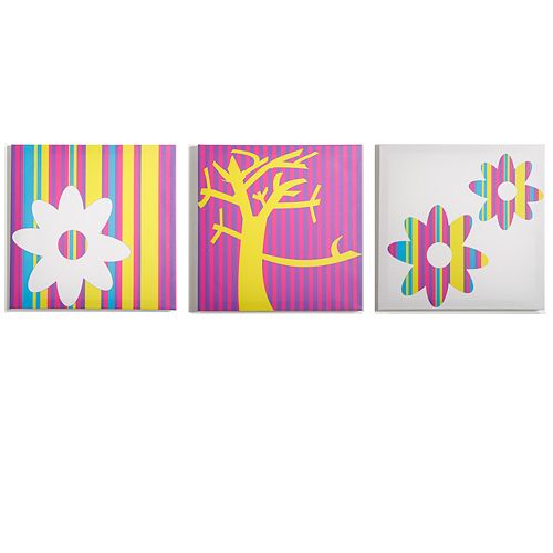 Modern Littles 3-pc. Color Pop Nature Wall Art Set