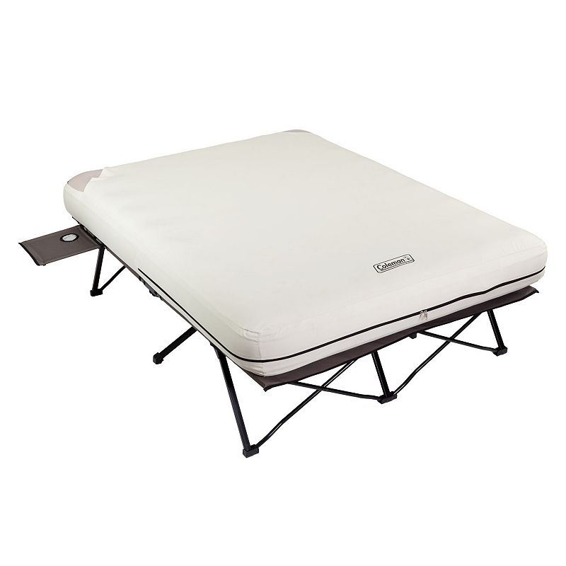 Coleman Queen Air Bed Cot, White