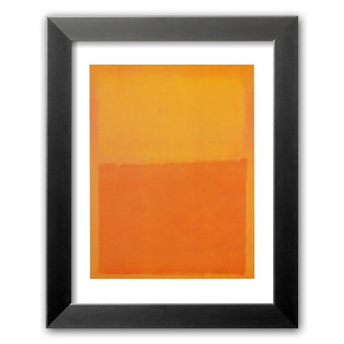 Art.com Orange and Yellow Framed Art Print By Mark Rothko