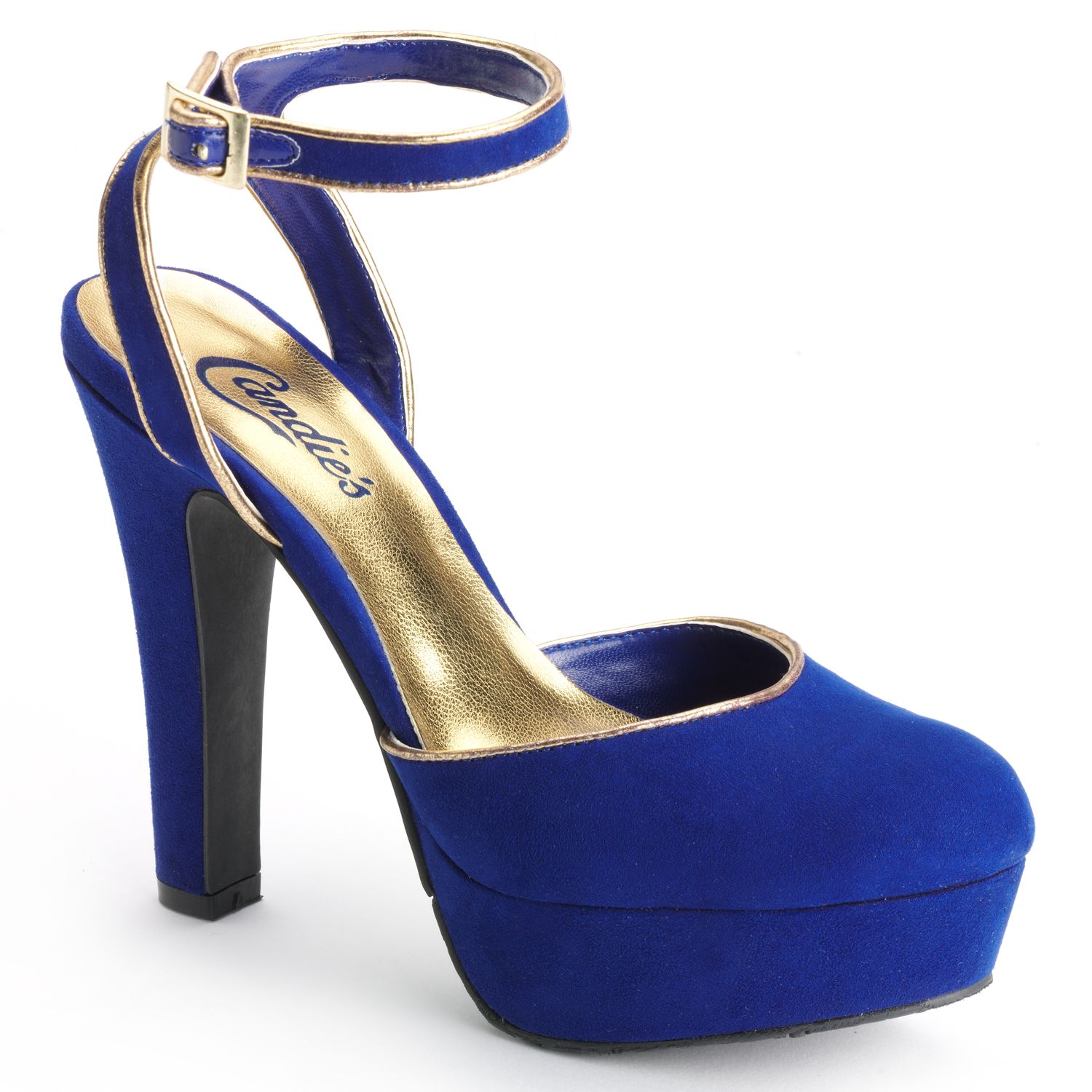 kohls blue heels
