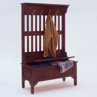 Hall Tree with Storage Bench