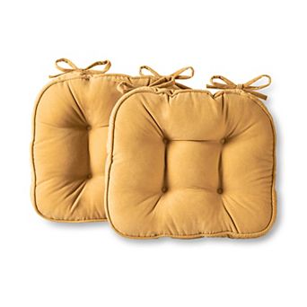 Greendale Home Fashions 2 pc Hyatt Reversible Chair Pad Set