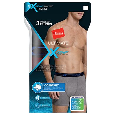 Men's Hanes 3-pk. Ultimate X-Temp Trunks