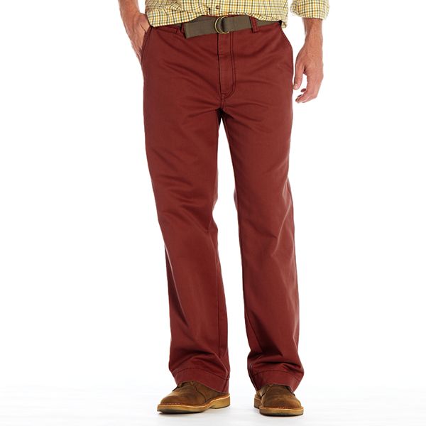 Haggar® Life Khaki Chino Relaxed Straight-Fit Flat-Front Pants