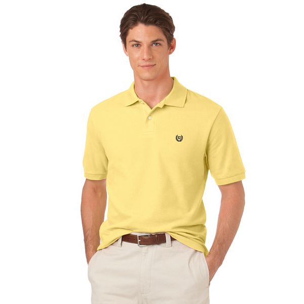 Men's Chaps Solid Pique Polo
