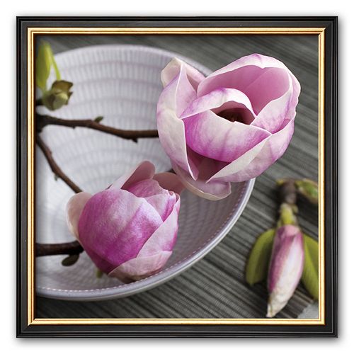 Art.com Magnolia on a Bowl Framed Art Print by Catherine Beyler