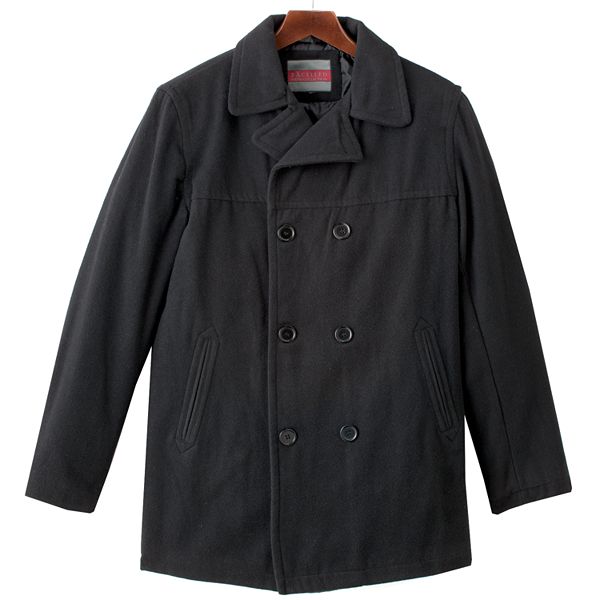 Men's Excelled Wool Blend Peacoat