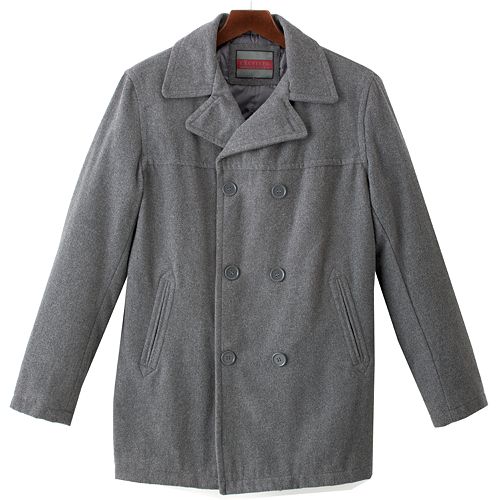 Men's Excelled Wool Blend Peacoat