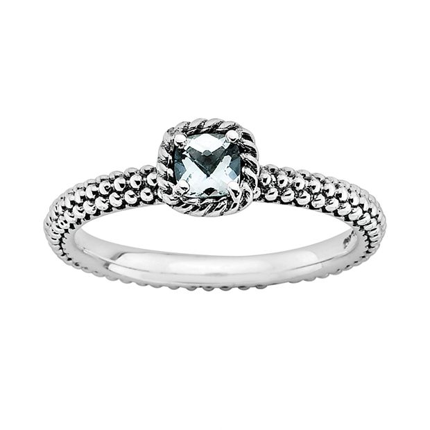 Kohls on sale aquamarine ring