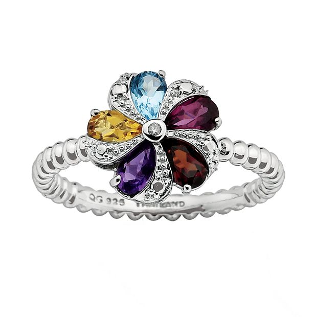 Kohls sales flower ring