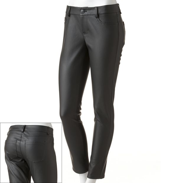 LC Lauren Conrad Skinny Faux Leather Pants